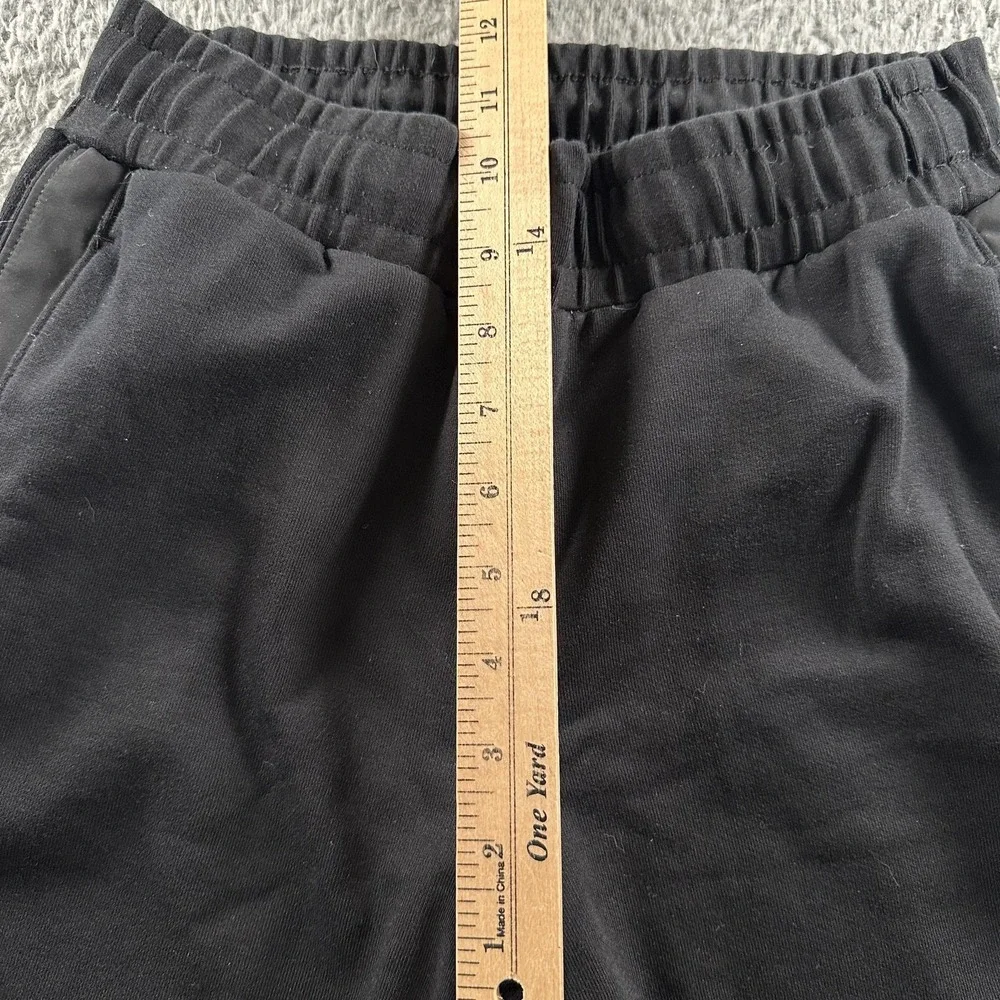 Alo Track Pants Womens S Black Snap Away Tear Away Sweatpants Active Lounge